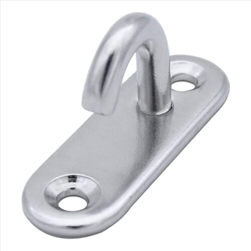 6 Pack Stainless Steel Ceiling Hooks M5 Oval Open Hooks Wall Mount 2