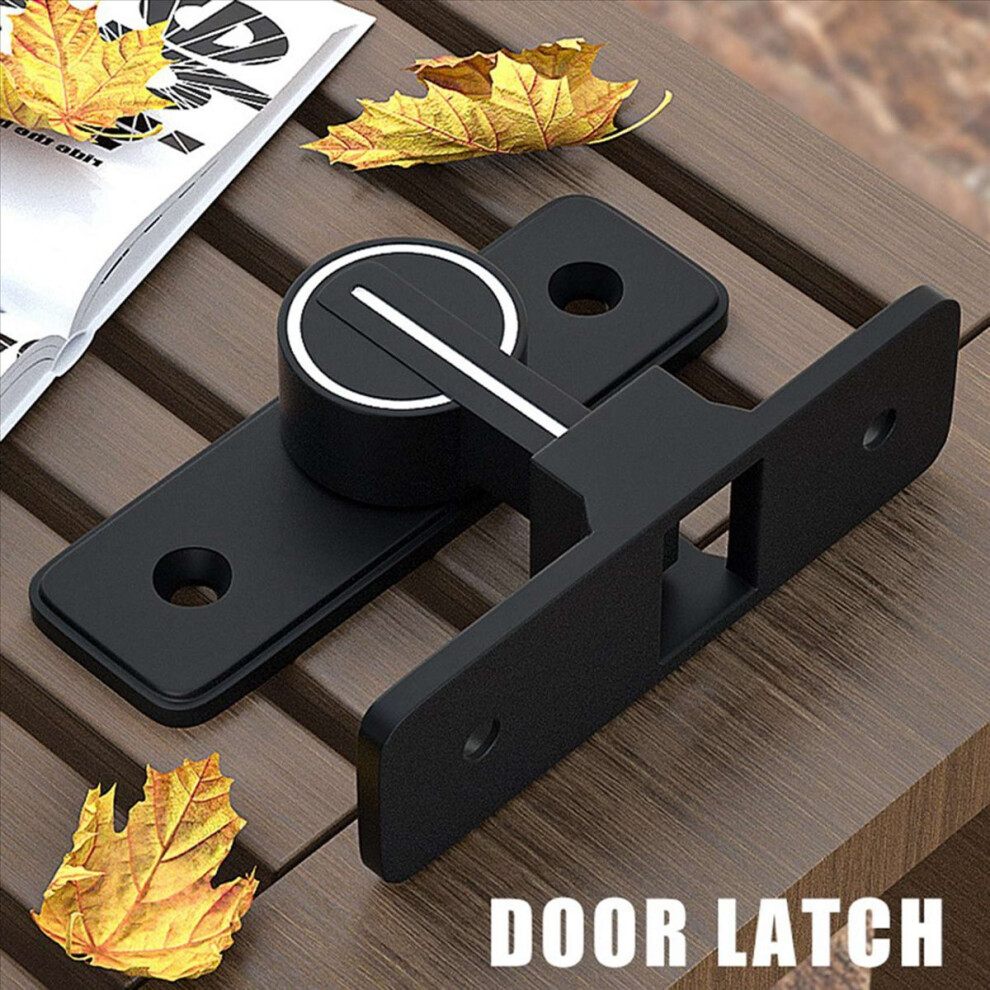 Barn Door Lock Hardware, 90 Degree Heavy Duty Gate Latches 1 Pack 4853004678388