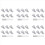 6 Pack Stainless Steel Ceiling Hooks M5 Oval Open Hooks Wall Mount 1