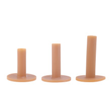 Gelbe Golf Tees Aus Plastik Widerstandsfähig Ergonomisch Leicht