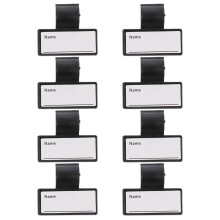 8Stk Stethoskop Id Tags Aus Robustem ABS Material, Schwarzes Design