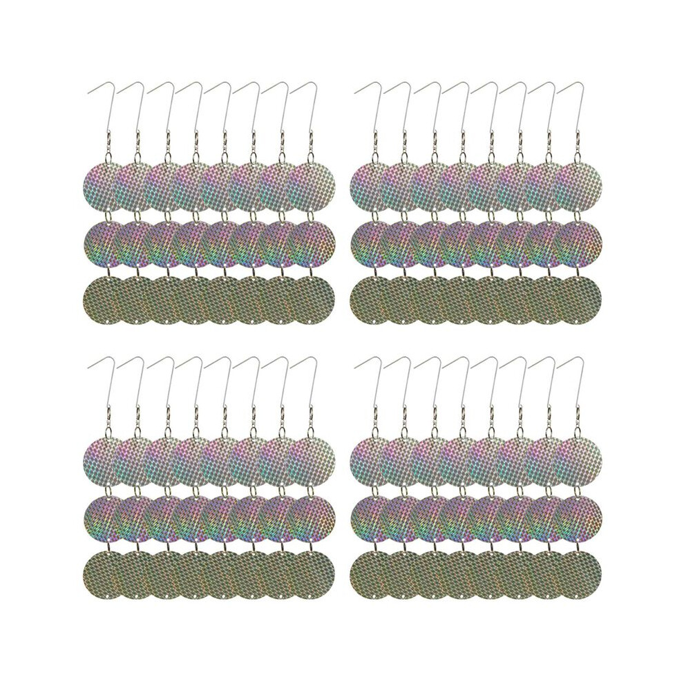 24PCS/Set Bird Repellent Discs Reflective Hanging Device to Keep-image-OPC-PHTNWVT-NEW