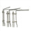 3 PCS Hydraulic U-Cup Seal Twistor Installation Tool Kit 2