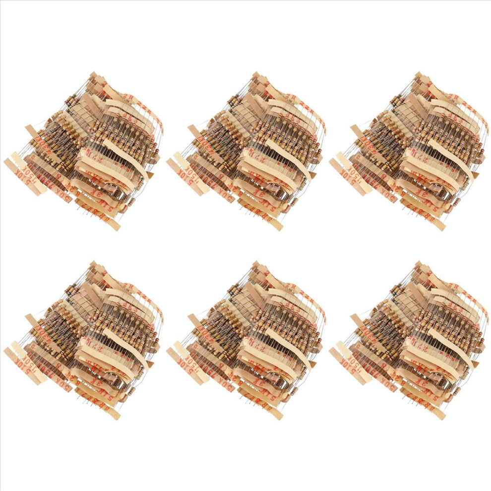 500Pcs 50 Values 1/2W 0.5W 5% Carbon Film Resistors Assorted Kit Set 4853004680626