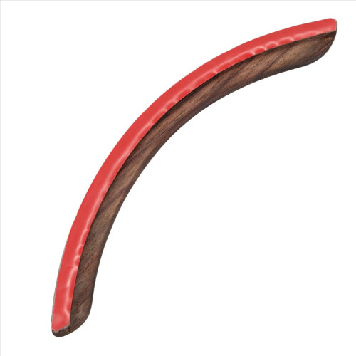 Armstøtte for massiv gitar i palisander, figurformet 1