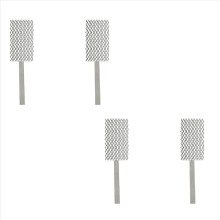 6 x 15 cm-es hálós platinázott titán anód ródium ékszer galvanizáló eszközök