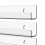 4Pcs Acrylic Clear Floating Bookshelf, Organizer Record Rack 6