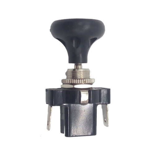 Schwarzer Autolichtschalter Push Pull Mit Scheinwerfersymbol