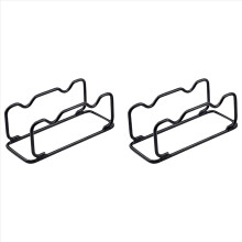 Soporte para mancuernas pequeño, soporte compacto de acero para almacenar barras