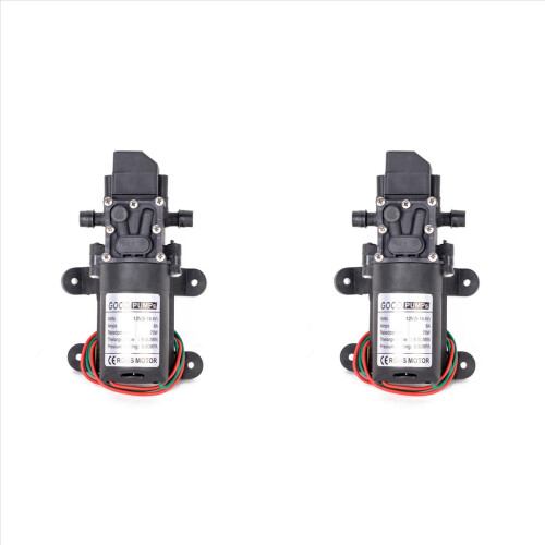 Bomba d'água de diafragma automática de 6L/min, sem rosca, 1 peça