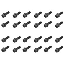 4 stk. svarte hjulbolter, hjulmuttere til E30, E36, E46, E60, E90