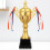 Taça de troféu de ouro de 11 polegadas para esportes 2