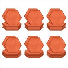 Panouri acustice hexagonale, izolație fonică pentru studio de înregistrări