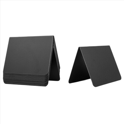 12 peças mini placas de quadro-negro 4x3 polegadas pequeno sinal de giz de quadro-negro 1