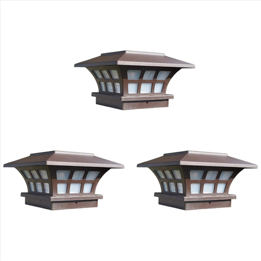Nincs Márka Solar Post Lamp Outdoor Waterproof Garden Fence Landscape Lamp Light