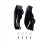 3X Motorrad Gloss Black Mid-Frame Air Deflektor Hitzeschild 4