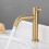 2X Brush Gold Single Cold Basin Faucet 304 Material Basin Mixer-A 4