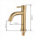 2X Brush Gold Single Cold Basin Faucet 304 Material Basin Mixer-A 6
