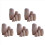 Ρωσική κούκλα ένθεσης κενή Matryoshka από ξύλο DIY χειροτεχνίας (6 σετ) 1