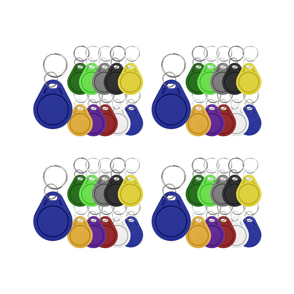 50Pcs Uid 13.56Mhz Block 0 Sector Writable Ic Card Keyfobs Key Tags 4853004695637
