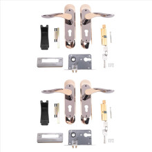 Indoor Household Door Handle for Home with Security Lock Key Set