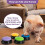 Recordable Dog Buttons, for Communication Pet Training Buzzer, 8PCS 4