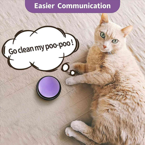 Recordable Dog Buttons, for Communication Pet Training Buzzer, 8PCS 1