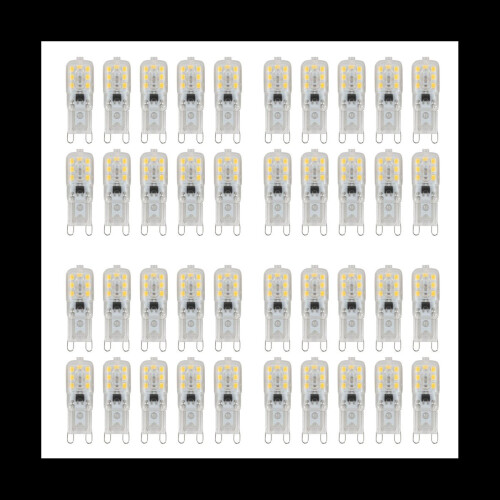 40 X G9 5W LED Bulb Replace Light Lamps AC220-240V, Warm white