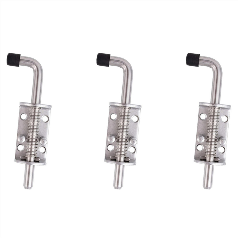 1Pcs Stainless Steel 6.5Inch Spring Lock For Doors And Trailer Gate 4853004696757