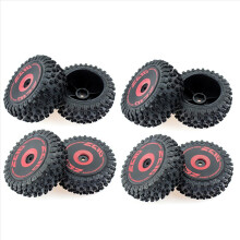 Lot de 8 pneus avant et arrière pour voiture télécommandée 124016 1/12