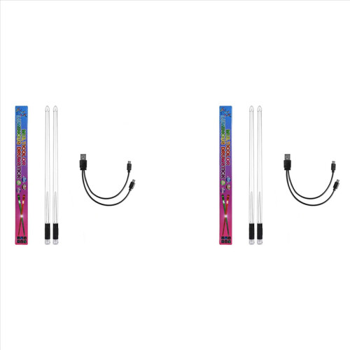 LED-Licht emittierende Drumsticks, 15 Farbverlauf