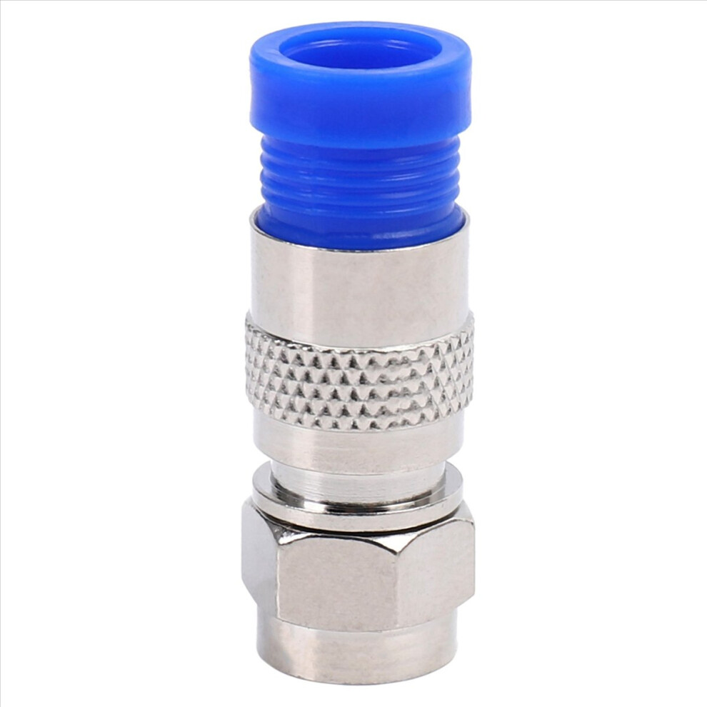 50Pcs Rg6 Compression Connectors Coaxial Cable Connector Tool 4853004600884