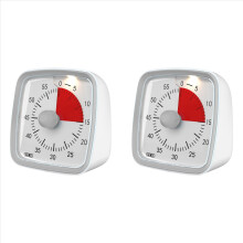 60-minutters timer, klasseværelsestimer, nedtællingstimer grå