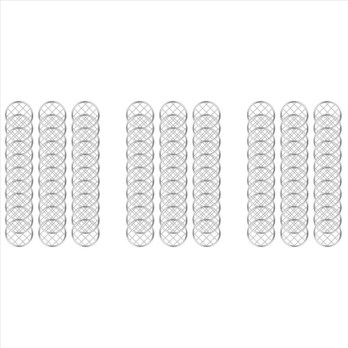 30 buc. borcan cu capac pentru flori, model broască, cu grile pătrate, 70 mm 1