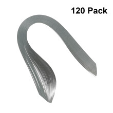 120Stk Papier Quilling Strips Grau Für DIY Basteln Und Dekoration