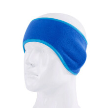 Thermo Sport Kopfband Fleece Ohrband Elastisch Blau
