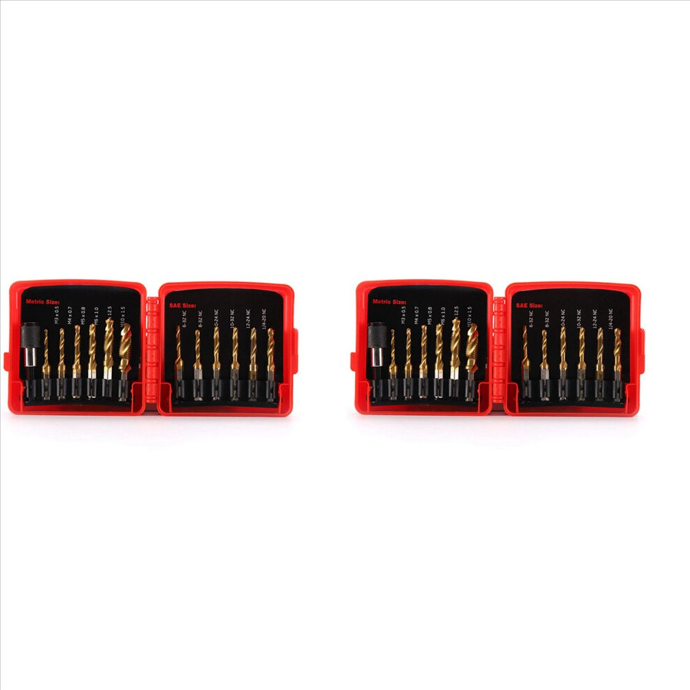 13Pcs Sae And Metric Tap Bits Kit 4853004606756