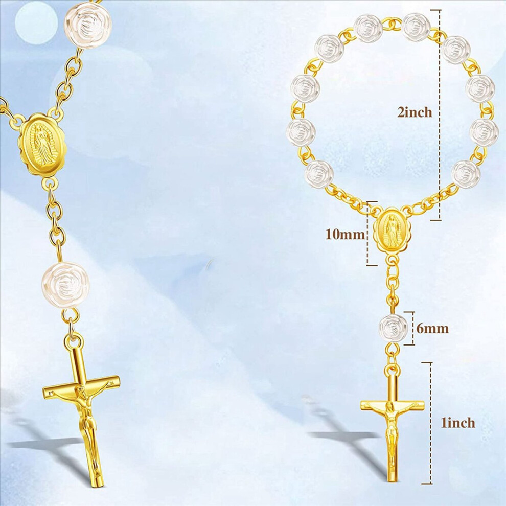 60Pcs Baptism Rosary Acrylic Rosary Beads Mini Rosaries With Nincs Márka