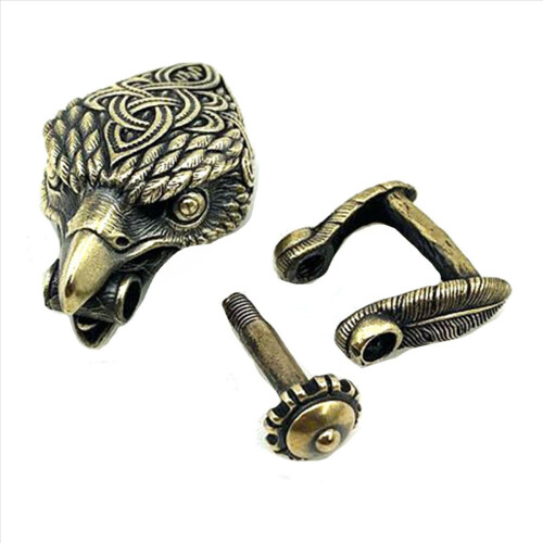 EDC Εξωτερικό Εργαλείο Paracord Πολυλειτουργική Αγκράφα από Ορείχαλκο με Κεφαλή Αετού 1