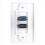 1x 2Port + USB 3.0 Hunstik til vægmontering med stikkontaktforlænger 3