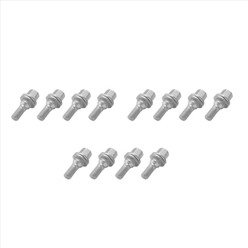 4Pcs 17mm Auto Radmuttern Schrauben Flachsitz für 206 3008 207 2