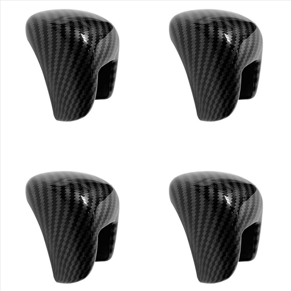 Carbon Fiber Abs Gear Shift Knob Cover Trim Fit For Grain 4853004614188