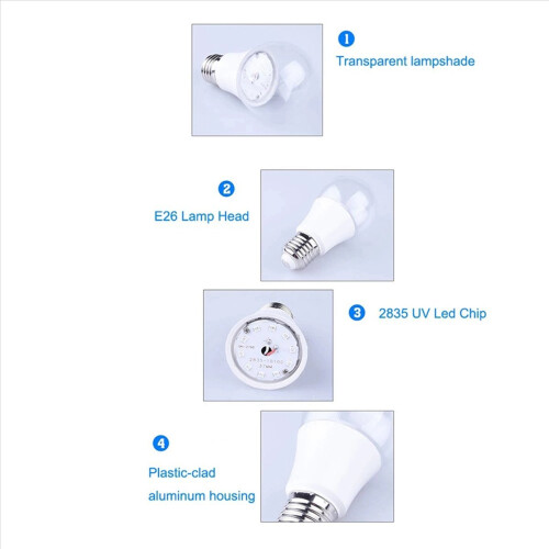 6Pcs 10W Ultraviolet UV Bulb Fluorescent Detection UV Lamp 1