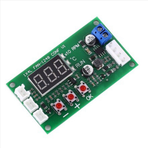 DC 12V 24V 48V 5A 2/3/4 draads PWM motorventilatorsnelheid temperatuurregeling 1