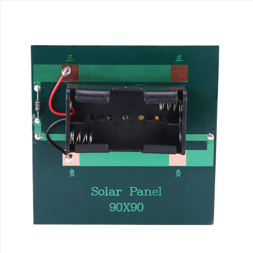 Chargeur solaire 1 W 4 V avec base pour 2 piles AA 1