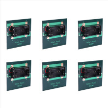 Chargeur solaire 1 W 4 V avec base pour 2 piles AA