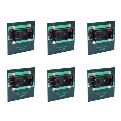 Chargeur solaire 1 W 4 V avec base pour 2 piles AA
