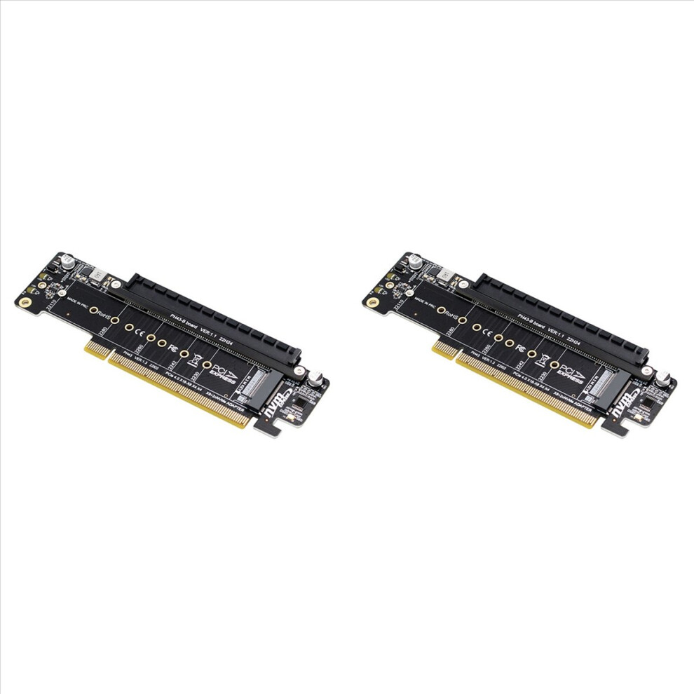 Pcie4.0 Split Expansion Riser Card Pcie X16 To M.2 Nvme Adapter Card 4853004610272