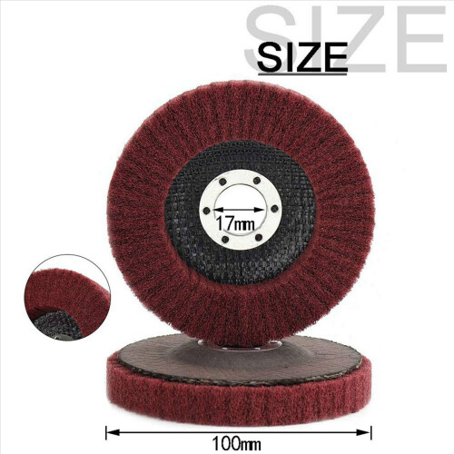 5Pcs 4 Inch Polishing Grinding Wheel,Scouring Pad for Angle Grinder 1