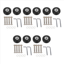 2 set di ruote di ricambio per valigie, strumento di riparazione 50x20x6,1 mm